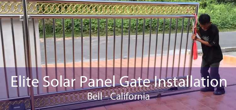 Elite Solar Panel Gate Installation Bell - California