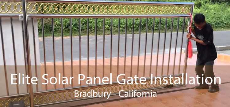 Elite Solar Panel Gate Installation Bradbury - California