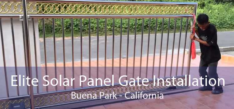 Elite Solar Panel Gate Installation Buena Park - California