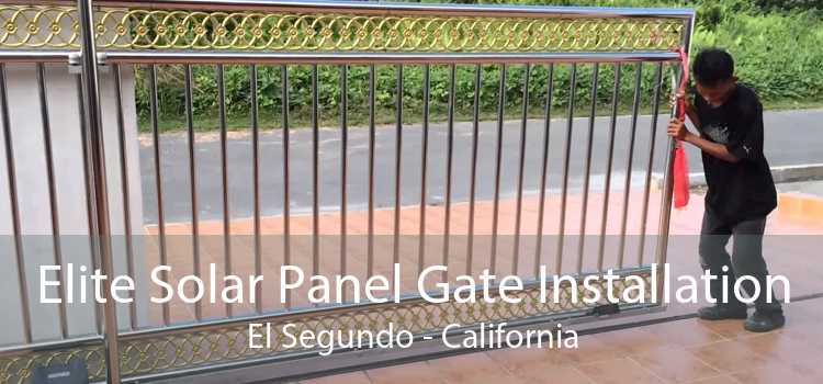 Elite Solar Panel Gate Installation El Segundo - California