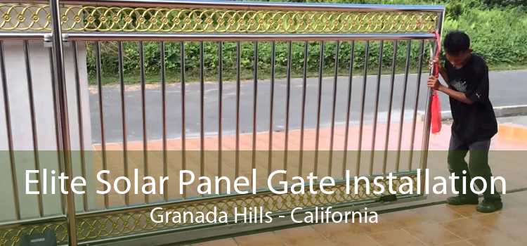 Elite Solar Panel Gate Installation Granada Hills - California