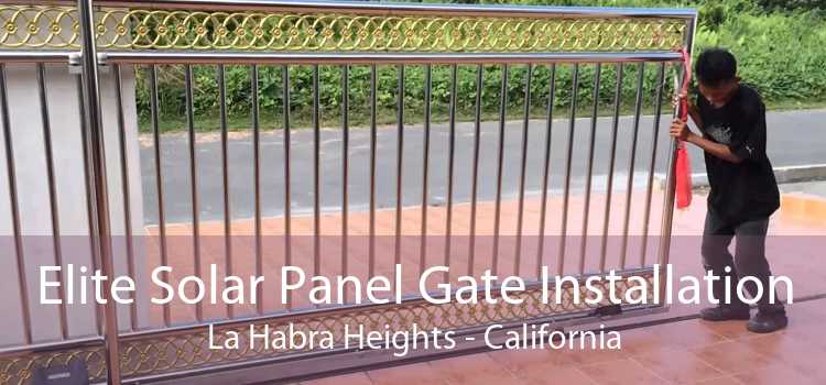 Elite Solar Panel Gate Installation La Habra Heights - California