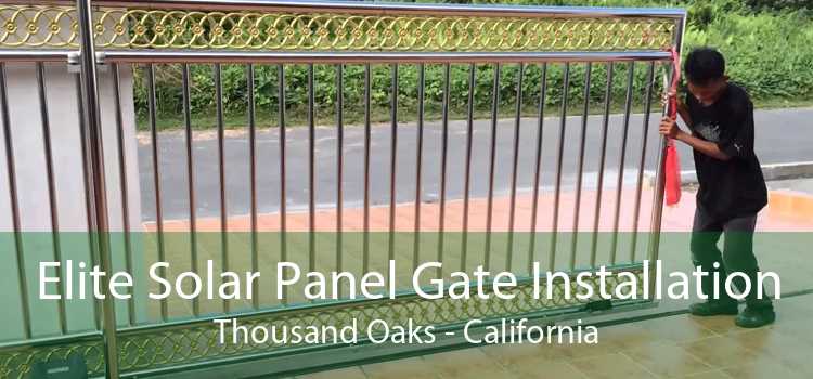 Elite Solar Panel Gate Installation Thousand Oaks - California