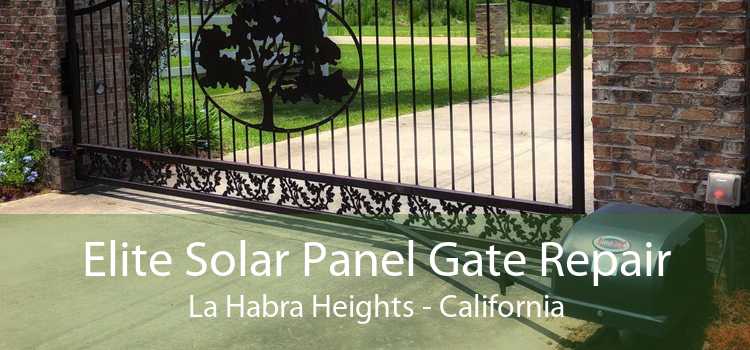 Elite Solar Panel Gate Repair La Habra Heights - California